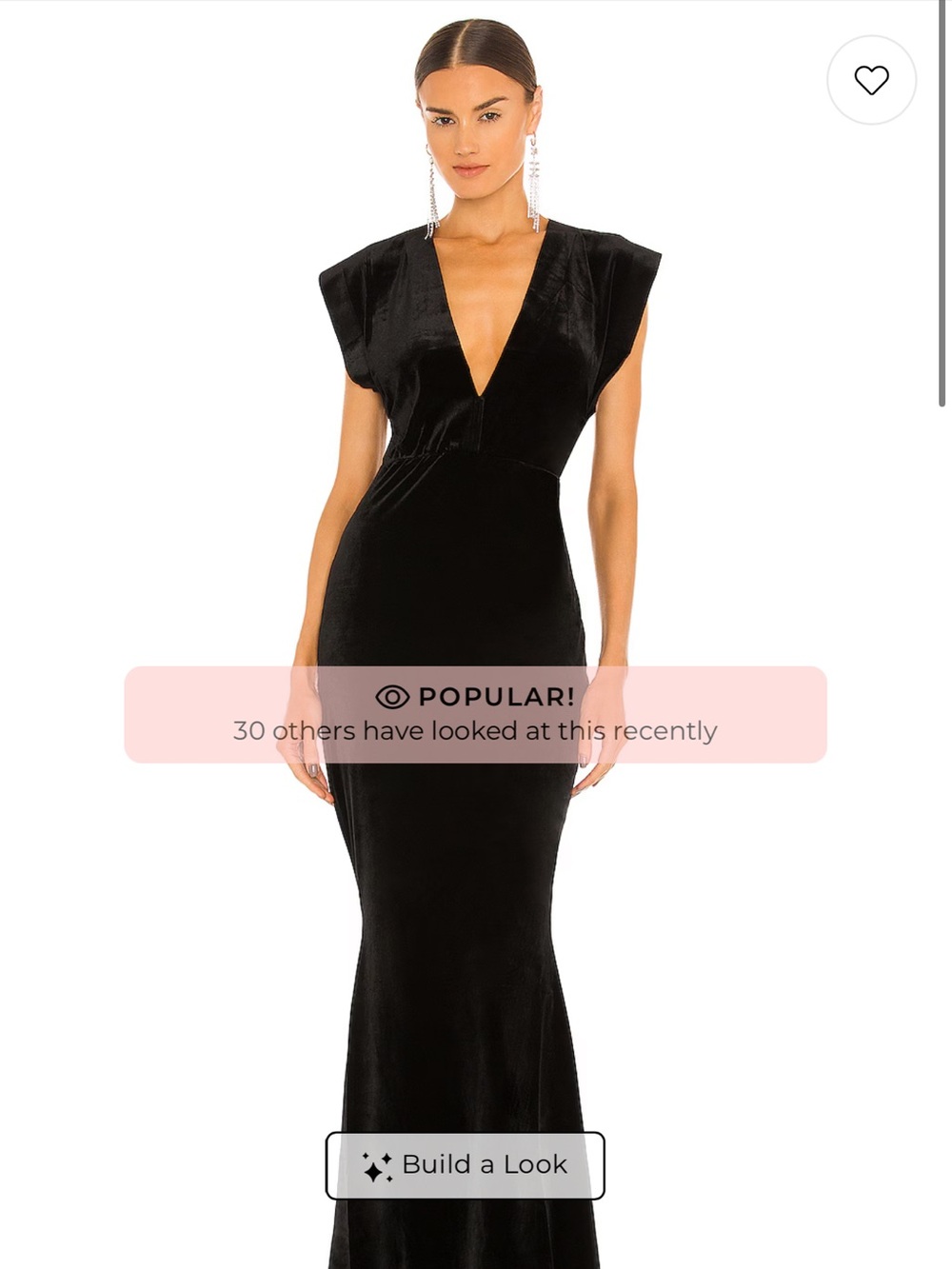 Norma Kamala Velvet Black Dress